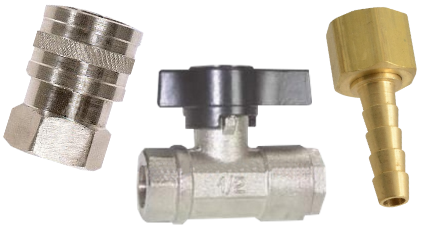 Pressure washer valves, couplers, fittings, and unloaders for sale near Chicago, IL